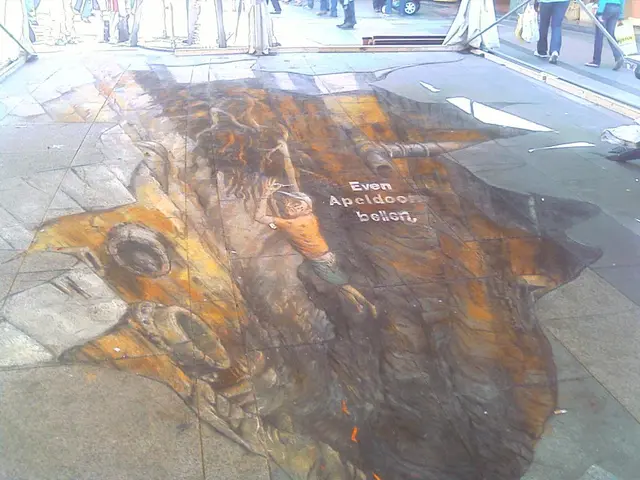 Artwork in 3D leaves spectators in disbelief, refusing to accept it as artificial - despite the...