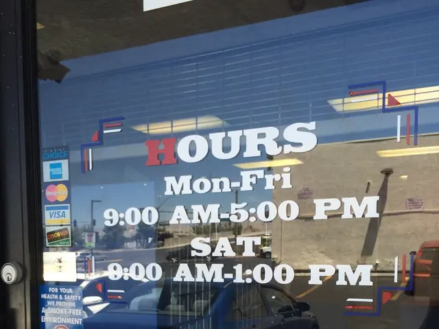 In the center of the image we can see a door and there is a text written on the door.